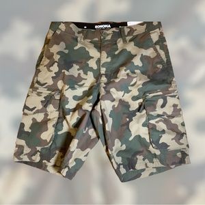 Sonoma  Men’s Outdoor Cargo Camouflage Shorts Size 30